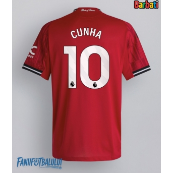 Manchester United Matheus Cunha #10 Tricou Fotbal Replică 2025-26 Barbati Acasa